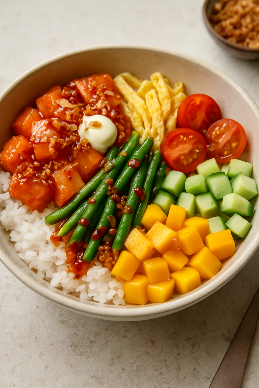 Rascal spicy salmon bowl
