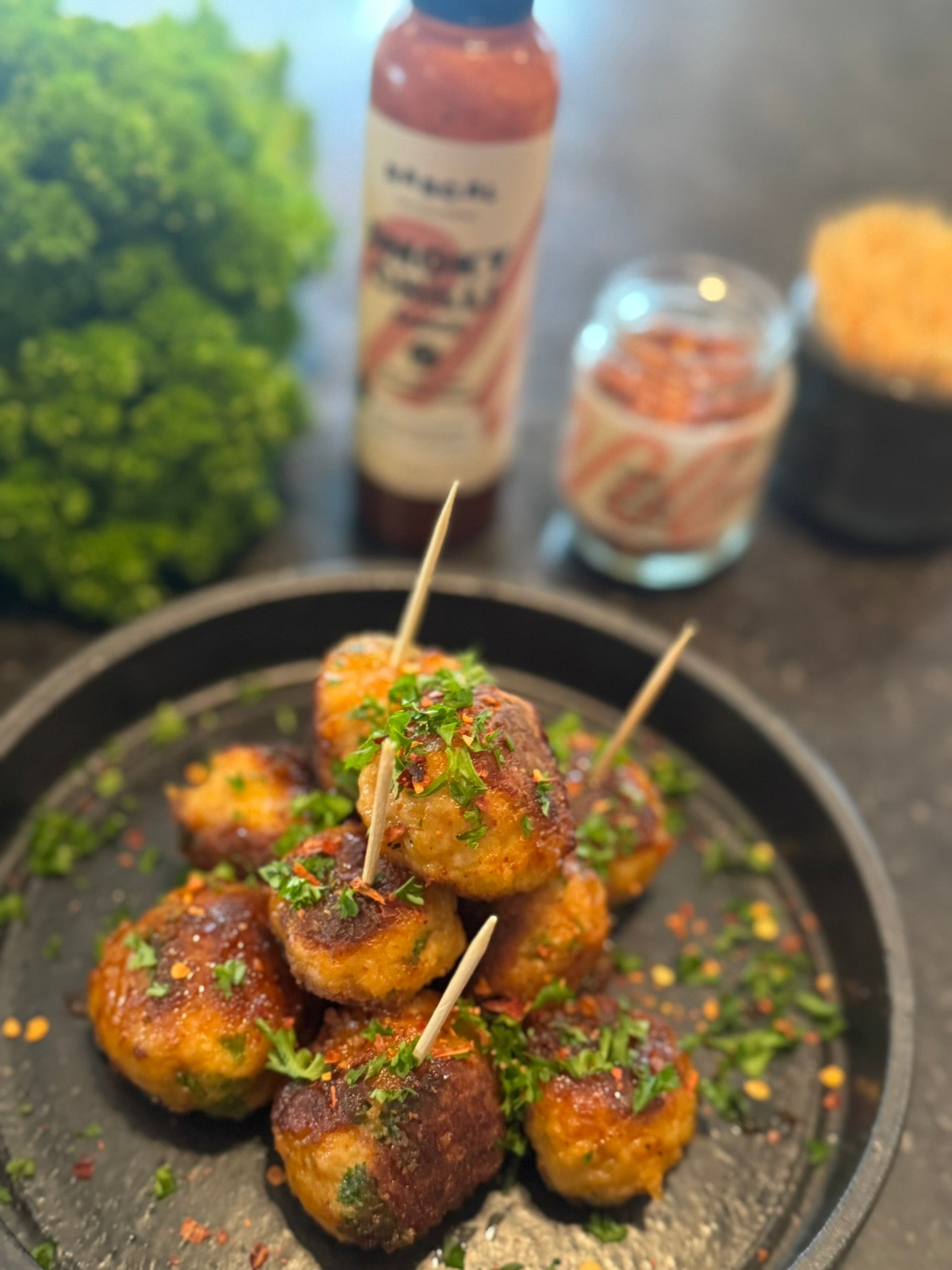 Smoky Honey Meatballs