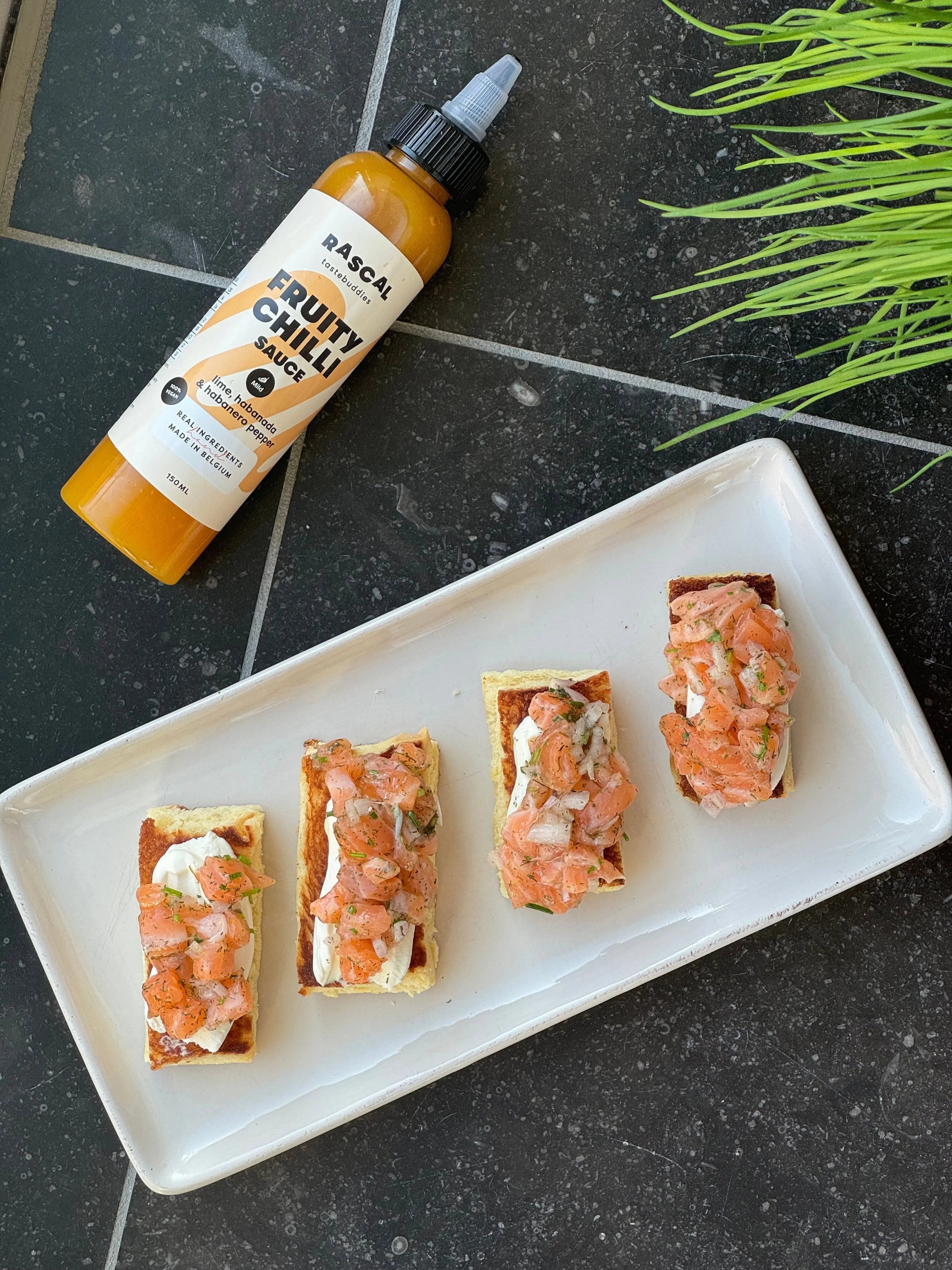 Zalm-Briochebroodje Rascal-tastebuddies