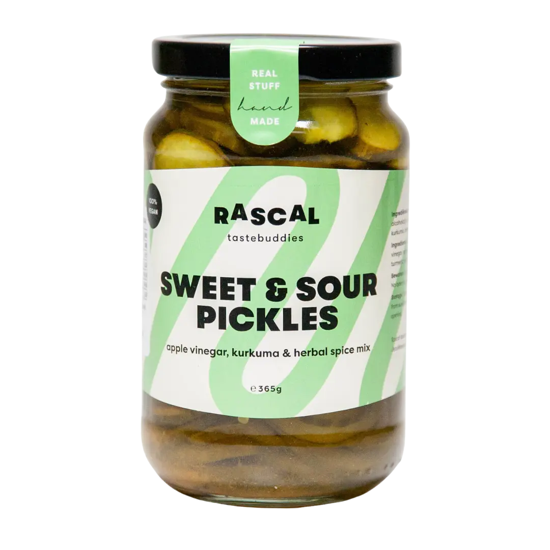 SWEET & SOUR PICKLES Rascal-tastebuddies