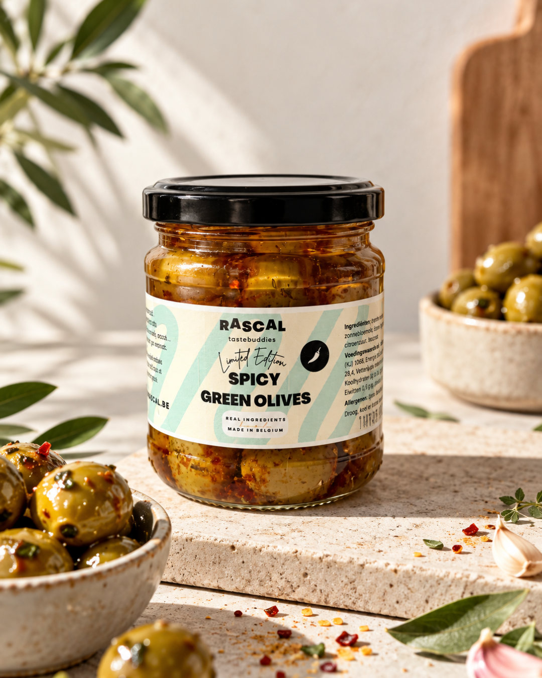 Spicy Green Olives - Limited Edition!